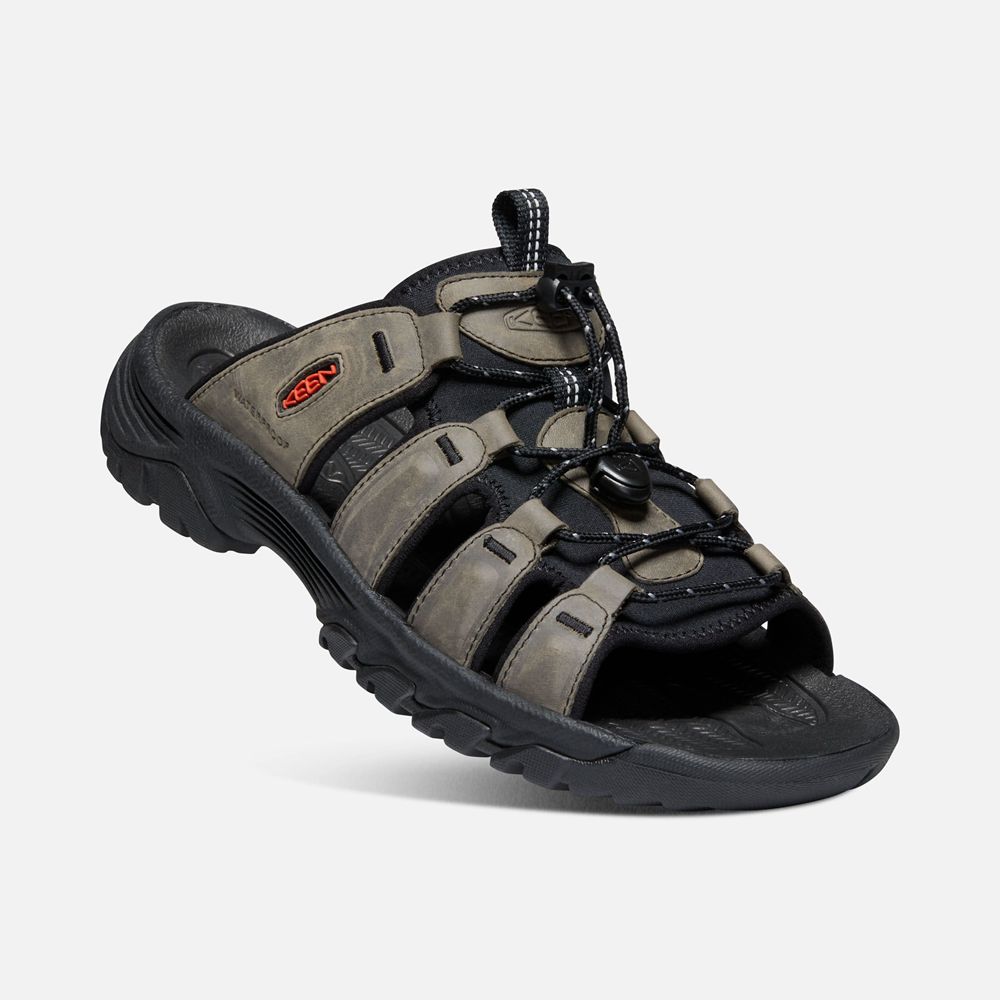 Pantuflas Keen Mexico Negros/Grises - Hombre Targhee Iii Sandal - BE0153487